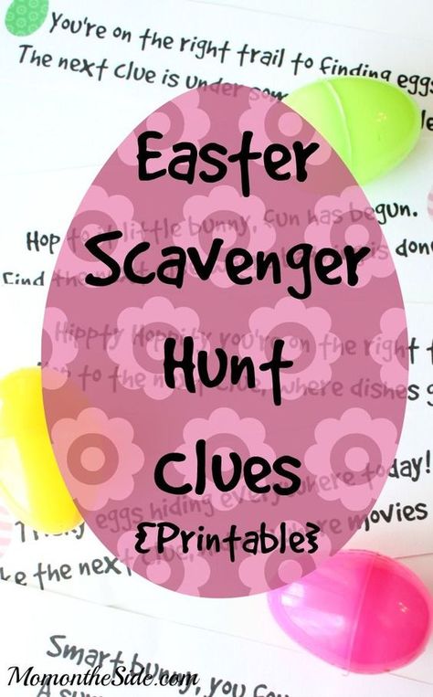 Printable Easter Scavenger Hunt Clues that work for any home! Great idea if you are looking for an easy and fun holiday activity for kids! Holiday Activity For Kids, Easter Scavenger Hunt Clues, Egg Hunt Clues, Easter Egg Scavenger Hunt, Easter Egg Hunt Clues, Easter Treasure Hunt, Deer Stands, Easter Scavenger Hunt, Kids Hunting