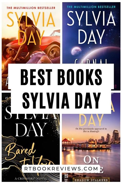 Looking for a new book to read? If you love romance novels, you'll love Sylvia Day! Tap here to see all of Sylvia Day's romance books ranked to find your next read! #bestbooks #sylviaday #romancenovels Sylvia Day Books, Crossfire Series, Sylvia Day, Book To Read, Contemporary Fiction, Best Books, Day Book, Paranormal Romance, Historical Romance