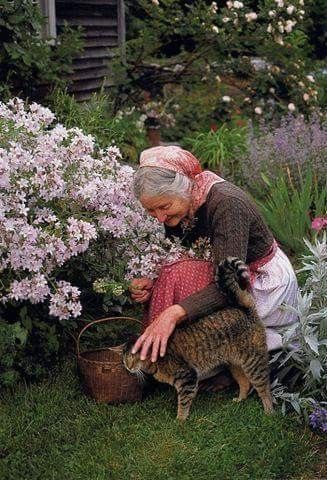 Grandma Aesthetic, Tasha Tudor, The Company You Keep, Storybook Cottage, Photographie Portrait Inspiration, 사진 촬영 포즈, Old Woman, Cat People, Grandmas House