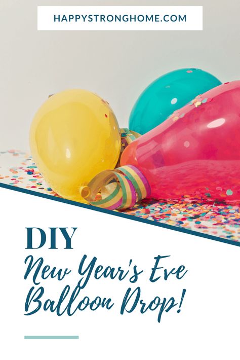 Diy Balloon Drop, New Years Eve Party Ideas, Balloon Drop, Party Photo Booth, Balloon Diy, Celebrity Portraits, New Year’s Eve, Eve Parties, Holiday Time