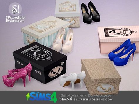 Objetos Sims 4 Cc Shoe Boxes, Sims Resource Clutter, Sims 4 Cc Shoes Decoration, Sims 4 Cc Clutter Sims Resource, Sims 4 Decor Shoes, The Sims 4 Cc Shoes Decor, Sims 4 Shoe Decor, Sims 4 Cc Shoe Clutter, Sims 4 Cc Walk In Closet Clutter