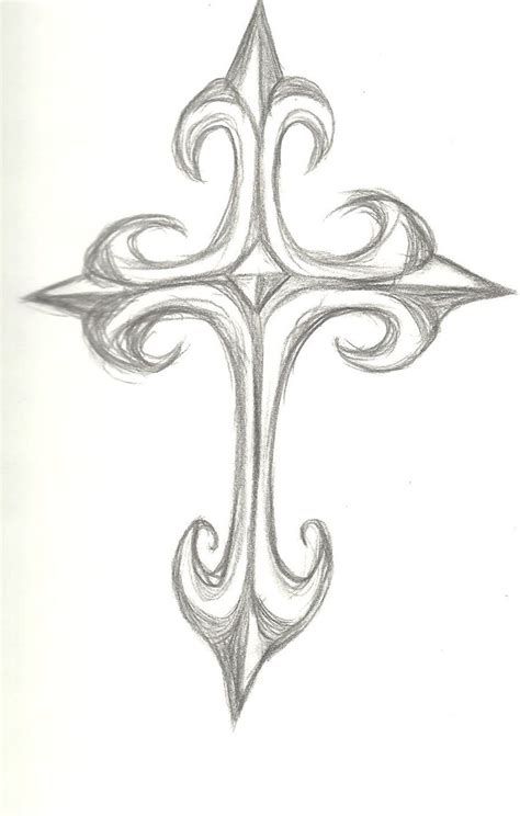 Cross Drawing Free Tutorial. Draw a Cross in Pencil. Cross Drawings, Easy Skull Drawings, Jesus Art Drawing, Gothic Drawings, Cross Drawing, Wall Drawings, Spiderman Art Sketch, Chicano Drawings, Color Drawing Art