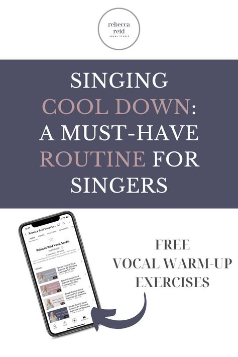 Discover the importance of a singing cool down routine for vocal health and longevity. Learn practical tips and sample exercises to incorporate into your practice. Prioritise self-care and make cool down a consistent part of your routine to enhance your singing performance and overall wellbeing. How To Practice Singing, Vocal Warmups Singing, Singing Warm Ups, Singing Performance, Vocal Health, Vocal Warmups, Singing Exercises, Vocal Training, Singing Techniques