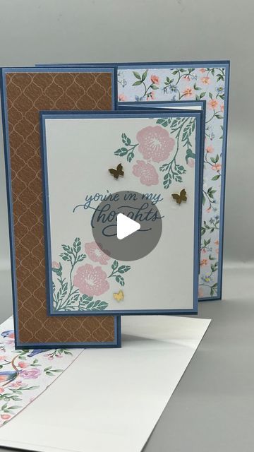 Four Fold Card Tutorial, Multi Fold Cards Ideas, Card Sketches Templates Free Printable, Multi Fold Cards, Fun Fold Cards Tutorials Cardmaking, Fancy Fold Card Tutorials Cardmaking, Z Fold Cards Templates, Fancy Fold Card Tutorials How To Make, Fancy Fold Cards Templates