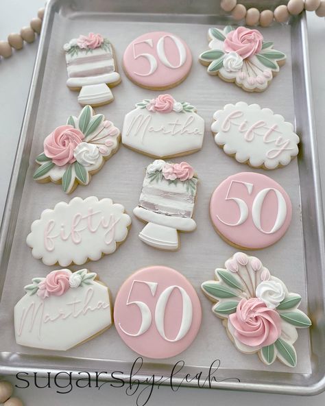 Leah Malvarose (@sugarsbyleah) • Instagram photos and videos 90th Bday Cookies, 90 Birthday Cookies, Grandparents Cookies, 60 Birthday Cookies, 50th Birthday Cookies For Woman, 90th Birthday Cookies, 60th Birthday Cookies, Flood Cookies, Bday Cookies