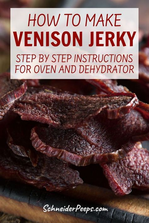 How To Make Deer Jerky In The Oven, Deer Jerky In Oven, Ninja Foodi Xl Dehydrator Recipes, Moose Jerky Recipe Dehydrator, Diy Deer Jerky Seasoning, Deer Jerkey Recipes Marinade, Jerkey Recipes Dehydrator Venison, Air Fryer Deer Jerky, Beef Jerky Marinade Food Dehydrator