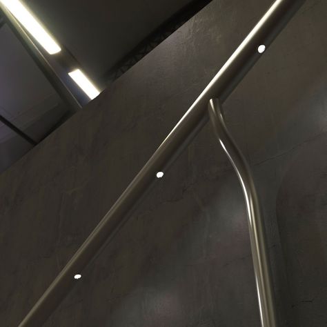 Our multipurpose rail light is the Ral Round Spot 18. The luminaire can be positioned practically anywhere along handrails that are straight, curved, or helical. Its small size makes it ideal for highlighting routes and public spaces.⁠ Handrail Lighting, Under Cabinet, Public Spaces, Lighting Products, Public Space, Beams, Light Fixtures, Lighting, Wall