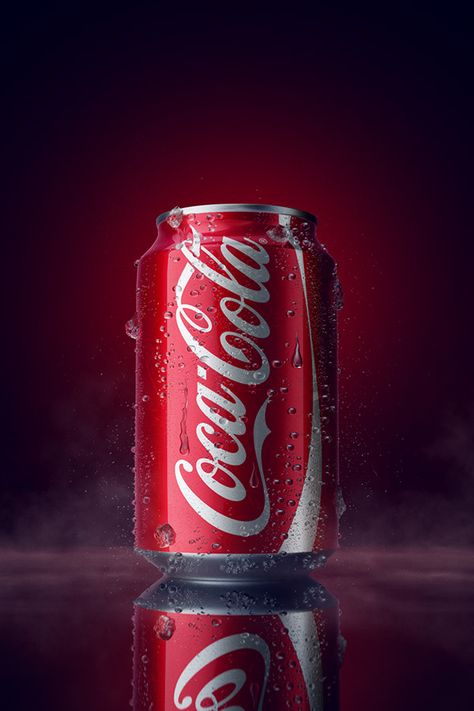 Coca-Cola CGI :: Behance Pepsi Product Photography, Drink Product Photography Ideas, Splash Photography Ideas, Coca Cola Photography, Coca Cola Lata, Take Photos Of Products, Coca Cola Advertisement, Coke Commercial, Model Advertising