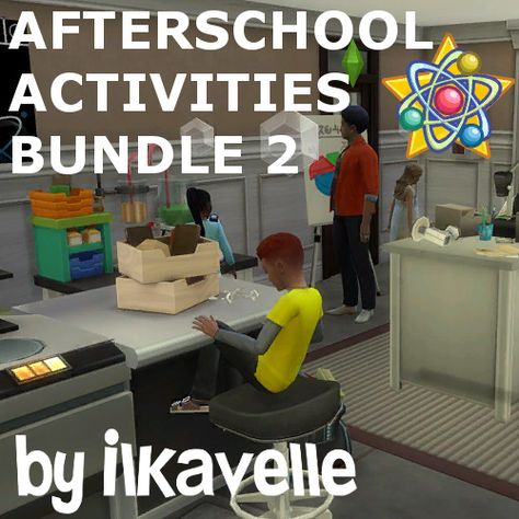 Afterschool Activities Bundle 2 - The Sims 4 Mods - CurseForge Sims 4 After School Activities Mod, Sims 4 Activities Cc, After School Activities, Speech And Debate, Science Club, Learn Programming, Afterschool Activities, Do Homework, Science Experiments Kids