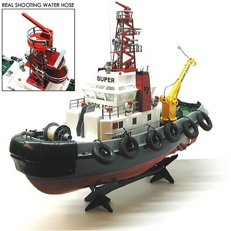 23" Atlantic Harbor RC Tugboat: Collectible Tugboat Rc Tugboat, Remote Control Boats, Radio Control Airplane, Radio Control Planes, Toy Boats, Radio Controlled Boats, Remote Control Helicopter, Remote Control Boat, Helicopter Toy