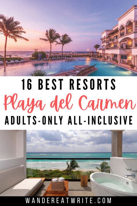 Cancun All Inclusive Resorts Adults, Best All Inclusive Resorts Mexico, Best All Inclusive Resorts For Adults, All Inclusive Mexico, Playa Del Carmen Resorts, Mexico Honeymoon, Cancun All Inclusive, Best All Inclusive Resorts, Mexico Travel Guides