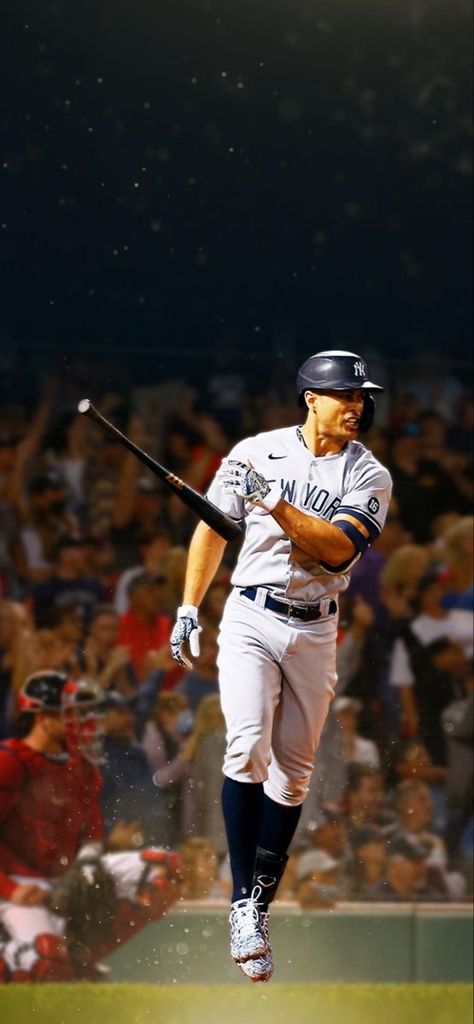 Giancarlo Stanton Wallpaper, Yankees Aesthetic, New York Yankees Wallpaper, Yankees Wallpaper, Baseball Aesthetic, Mlb Baseball Players, Baseball Wallpaper, Mlb Wallpaper, Baseball Photography