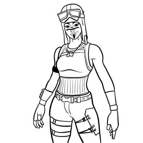 How to draw Renegade Raider Renegade Raider Fortnite, Easy Fortnite Drawings, Fortnite Colouring Pages, How To Draw Fortnite Characters, Fortnite Characters Drawing, Fortnite Art Drawing, Fortnite Doodles, Fortnite Sketch, Fortnite Rippley