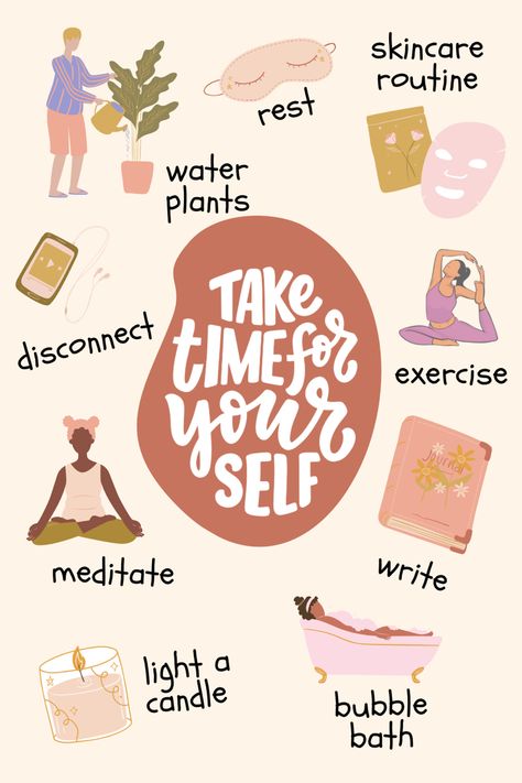 Self Care Station, Self Care Poster, Please Take Care Of Yourself, Saturday Post, Nighttime Skincare Routine, Self Care Checklist, Take Time For Yourself, Magazine Ideas, Night Time Skin Care Routine