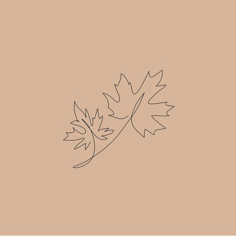 Pumpkin Leaves Tattoo, Autumnal Tattoo Ideas, Maple Leaf Branch Tattoo, Maple Tattoo Leaf, Fine Line Maple Leaf Tattoo, Simple Fall Tattoos, Canada Maple Leaf Tattoo, Small Autumn Tattoo, Turkey Tracks Tattoo