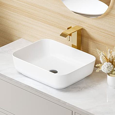 Countertop Basin Bathroom, Contemporary Sink, Rectangular Vessel Sink, Vessel Sink Vanity, Ceramic Bathroom Sink, Rectangular Sink Bathroom, Undermount Bathroom Sink, Small Sink, Vessel Bathroom Sink