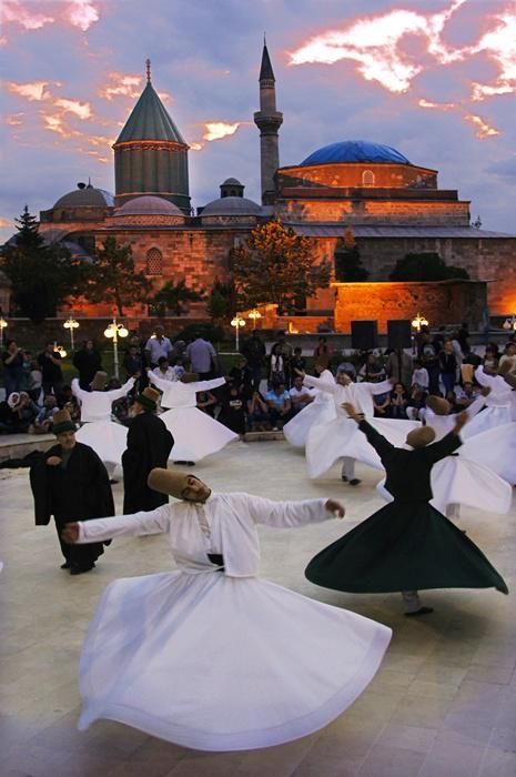 “While the intellect still seeks a saddle for the Hajj, love has already encircled the Ka’bah.” - Mawlana Jalaal ad-Din (Alayhi Rahma) 🕋💞 💚 Turkey Culture, European Bucket List, Turkey Places, Turkey Vacation, Turkey Travel Guide, Whirling Dervish, Turkey Destinations, Travel Destinations Bucket Lists, Best Islamic Images