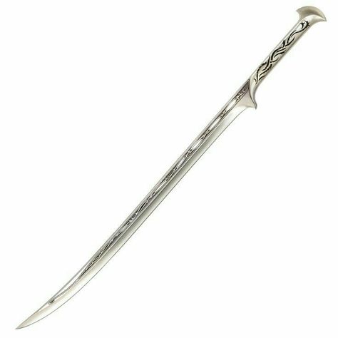 Fantasy Longsword Designs, Longsword Dnd, Elven Longsword, Longsword Fantasy, Longsword Design, Elven Swords, Heroic Fantasy, Cool Swords, Replica Prop