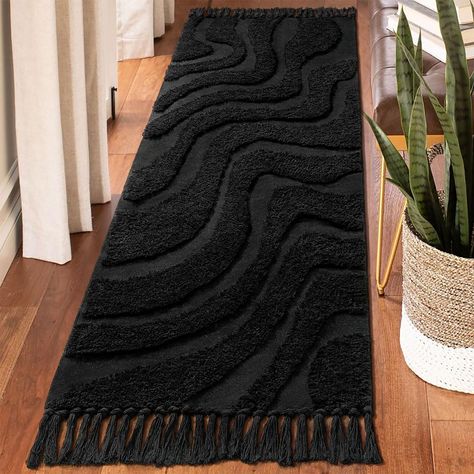 Hallway Floor Rug, Wood Stair Carpet Runner, Bathroom Rug Washable, Black Man Home Decor, Afrocentric Kitchen Decor, Black And Pink Rug, Black Brown Home Decor, Black Kitchen Runner, 2x6 Runner Rug