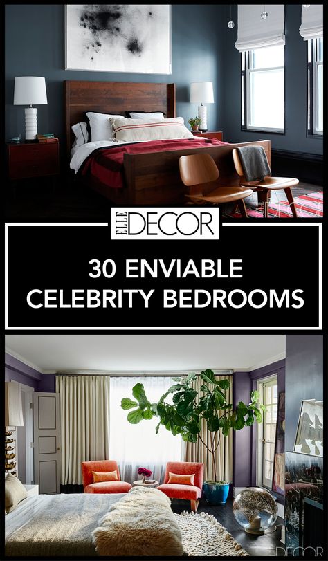 30 of the best bedroom interior designs in celebrity homes. Celebrity Bedroom Ideas, Celebrity Beds Master Bedrooms, Modern Eclectic Bedroom Design, Ultra Modern Bedroom Design, Luxury Eclectic Bedroom Design, Modern Eclectic Bedroom Ideas, Dramatic Bedrooms Master Suite, Celebrity Bedrooms Interior Design, Modern Eclectic Decor Bedroom