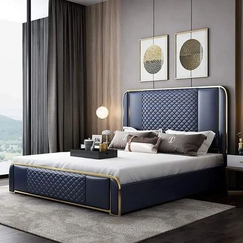 Bedroom Design ✨️| Interior design ✨️👌 . . . Bedroom ideas , bedroom styling , bedroom decor bedroom furniture . . . @sethiglassplywood . . . #trendingreels #bedroomtour #instagramreels #luxurybedroomdesign #smartlighting #bedroominteriors #trendinginterior #mainbedroom #luxuryinteriordesign #bedroomdecor #lightingdesign #bedroominspiration #bedroomdesign #glamhomedecor #dressingroom #sethiglassplywood #classyinteriors #bedroominteriordesign #bedroominteriorstyping #maximalistinteriors #b... Luxury Bed Frames, King Bedroom Furniture, Modern Style Bed, Cama Queen Size, Pine Beds, Cama King Size, King Platform Bed, Bedroom Style, Bedroom Bed Design