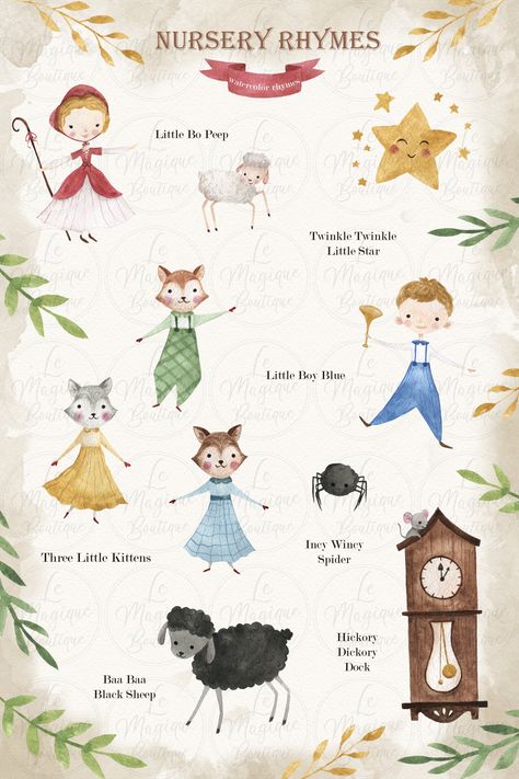 Nursery Rhyme Mural, Nursery Rhyme Illustrations, Nursery Rhyme Nursery Theme, Nursery Rhyme Art Projects, Nursery Rhyme Baby Shower Theme, Nursery Rhymes Illustrations, Nursery Rhymes Art, Nursery Rhyme Decorations, Nursery Rhyme Party