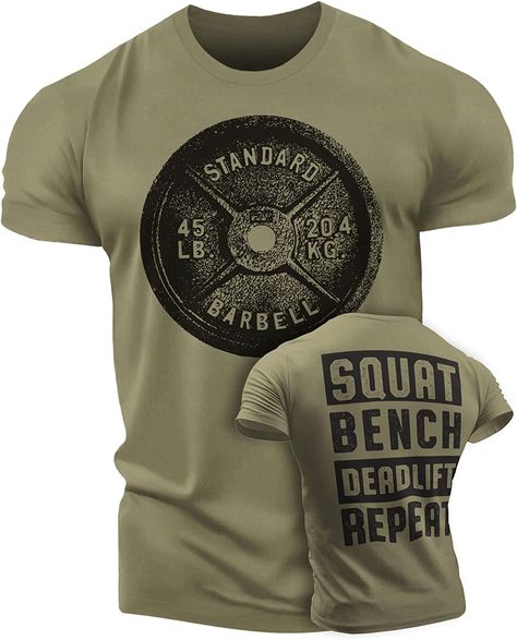 Amazon.com: Squat Bench Deadlift Workout Shirt for Men Funny Gym Lifting Motivational Saying (01. Squat Bench Deadlift Green) : Clothing, Shoes & Jewelry Funny Gym Tshirts, Deadlift Workout, Crossfit Tshirts, Squat Bench Deadlift, Gym Lifting, Weightlifting Shirts, Baggy T-shirt, Design Jersey, Funny Gym