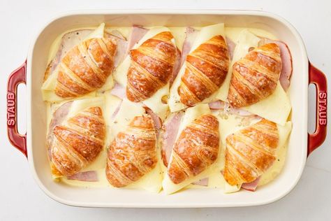 Monte Cristo Croissant Casserole Recipe Crescent Roll Monte Cristo, Monte Cristo Casserole, Overnight Monte Cristo Casserole, Croissant Monte Cristo, Ham Egg Croissant Casserole, Ham And Swiss Croissant Bake, Monte Cristo Croissant, Ham Egg Cheese Croissant Casserole, Hardy Meals