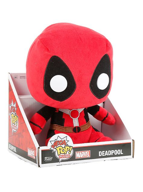 Marvel Plushies, Deadpool Toys, Deadpool Plush, Deadpool Funko Pop, Deadpool Pop, Marvel Merch, Deadpool And Spiderman, Funko Pop Collection, Pop Disney