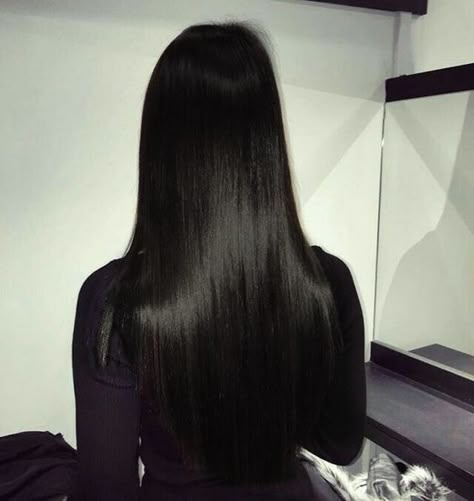 Soft Black Hair, Silky Black Hair, Long Straight Black Hair, Shiny Black Hair, Dark Black Hair, Black Hair Aesthetic, Straight Black Hair, Black Hair Dye, Jet Black Hair