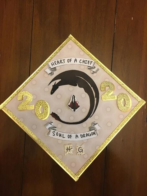 Dnd Graduation Cap, Httyd Graduation Cap, How To Train Your Dragon Graduation Cap, Lilly Core, Senior Caps, Toothless Wallpaper, Senior 25, Creative Graduation Caps, 2025 Graduation