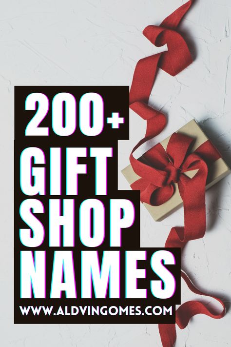 Planning to start a gift shop? But stuck on finding good names? Here is a list of Gift Shop Names to garb. gift shop name ideas, gift shop names unique. Gift Shop Names Unique, Gift Business Name Ideas, Gift Shop Names Ideas, Small Business Names Ideas, Shop Name List, Gift Shop Names, Unique Name Ideas, Good Names, Store Names Ideas