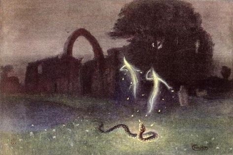 17 mythical creatures from Scottish Folklore starting with the Wulver | The Scotsman Scottish Folklore, Will O The Wisp, Spirits Of The Dead, Ancient Celts, Ghost Lights, Ghost Light, Mythical Beast, Folk Tales, Ancient Times