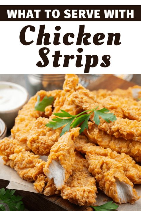 Transform your chicken tenders into a complete meal with these 16 tasty side dishes. Sides To Make With Chicken, Sides For Chicken Tenders, Best Side Dishes For Chicken, Homemade Chicken Fingers, Chicken Strip Recipes, Boiled Chicken Breast, Grilled Chicken Tenders, Recipes Using Bananas, Side Dishes For Chicken