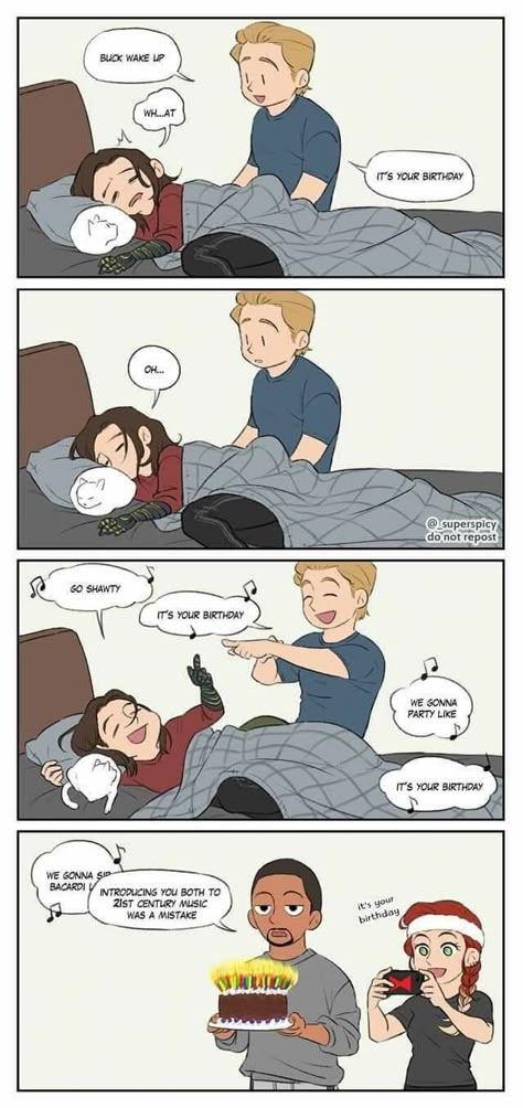 Avengers Fan Art Cute, Bucky X Loki Fanart, Bucky Fanart Cute, Marvel Fan Art Comics, Marvel Funny Comics, Tfatws Fanart, Sambucky Fanart Cute, Bucky X Steve Fanart, Bucky Barnes Fanart Cute