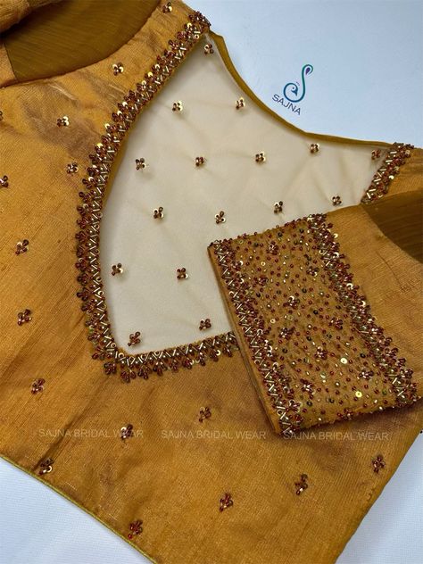 Lace Blouse Design, Netted Blouse Designs, Bridal Blouses, Blouse Designs High Neck, Blouse Designs Catalogue, Latest Blouse Designs Pattern, New Saree Blouse Designs, Traditional Blouse Designs, Latest Model Blouse Designs