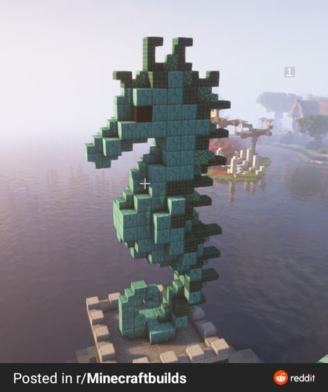 Minecraft Underwater, Minecraft Statues, Minecraft Structures, Bangunan Minecraft, Minecraft House Tutorials, Minecraft Castle, Minecraft Medieval, Minecraft Room, Cute Minecraft Houses