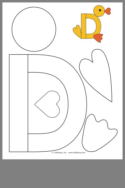 Letter D Crafts For Kindergarten, Letter D For Preschoolers, Letter D Activity For Preschoolers, D Is For Duck Craft, D Is For Craft, Letter D Worksheets Preschool, Letter D Crafts For Preschoolers, Letter D Activities For Preschool, Letter D Preschool