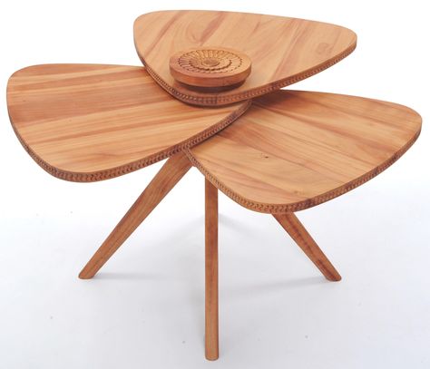 Square Living Room Table, Contemporary End Tables, Unique Furniture Design, Side And End Tables, Wooden Coffee Table, Diy Table, Modern Table, Unique Furniture, Living Room Table