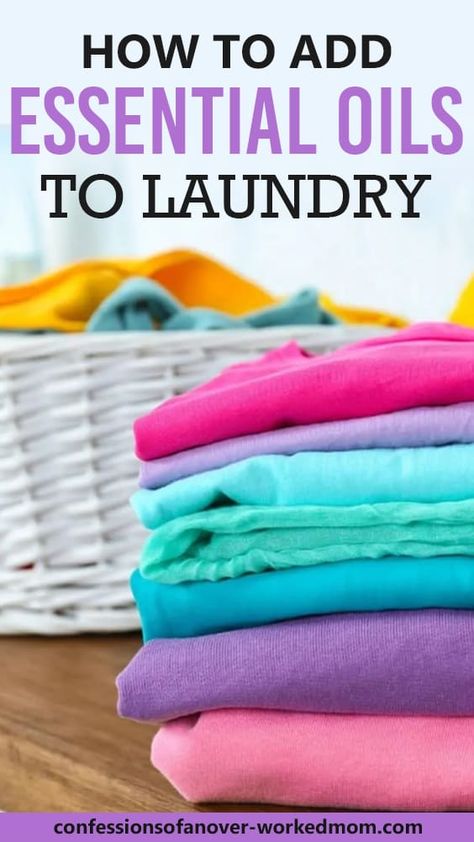 How to Add Essential Oils to Laundry Essential Oil For Laundry Detergent, Essential Oil Fabric Softener, Essential Oil Recipes Laundry, Adding Essential Oils To Laundry, Essential Oils Laundry, Essential Oils For Laundry Smell, Laundry Essential Oil Blends, Essential Oils In Laundry, Laundry Essential Oils