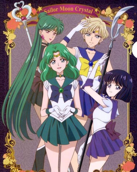 Sailor Moon Tumblr, Sailor Uranus And Sailor Neptune, Sailor Moon Drops, Sailor Moon Outer Senshi, Makoto Kino, Sailor Moon Crystal Jupiter, Sailor Saturn Crystal, Neo Queen Serenity And Chibiusa, Outer Senshi