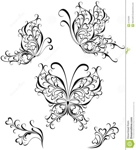 Silouette Tattoo, Quilling Butterfly, Silhouette Butterfly, Paper Quilling Patterns, Tattoo Paper, Butterfly Tattoo Designs, Colouring Printables, Butterfly Drawing, Quilling Patterns