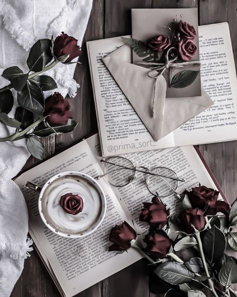 Vintage Dark Aesthetic, Book Roses, Aesthetic Highlights, Rosé Core, Rose Book, Haunting Adeline, Rose Aesthetic, Luxury Flower Bouquets, Roses Book