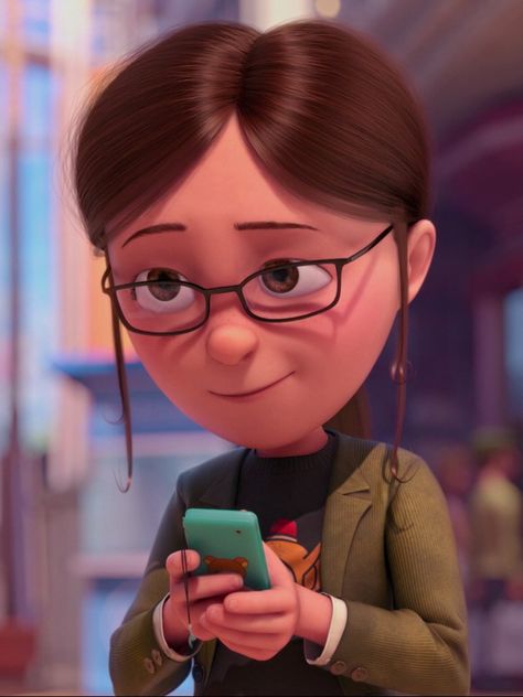 Cartoon Character With Glasses, Margo Gru, Sisters Wallpaper, Sergio Pablos, Chipmunks Movie, Sister Wallpaper, Girl Minion, Illumination Entertainment, Amy The Hedgehog