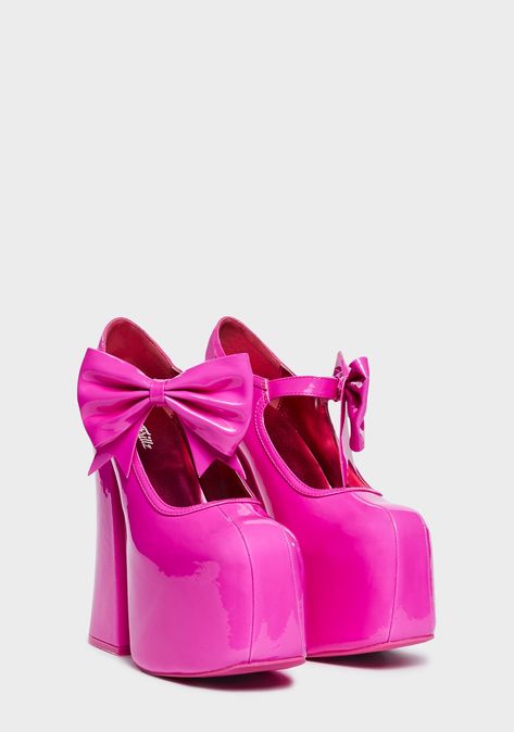 Walk Lively Platform Heels – Dolls Kill Pink Nike Shoes, Pink Nikes, Shoe Boutique, Swag Shoes, Fabulous Shoes, Platform Heels, Shoe Obsession, Chunky Heels, Sneaker Head