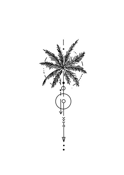 Gran Canaria Tattoo Ideas, Carribean Tattoos Men, Ezra Tattoo, Palm Tree Tattoo Men, Free Spirit Tattoo, Palm Tree Tattoos, Travel Tattoo Ideas, Tree Tattoo Men, Small Chest Tattoos