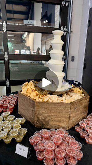 Butter KC | Kansas City Catering on Instagram: "✨Becker Wedding ✨  Insert some cheesy quote about queso 😂  #foody #queso #quesofountain #kcbride #kansascitymo #kansascitycatering #foodie #kcwedding #weddingfood #catering #kccatering #kccatering" Wedding Queso Fountain, Queso Fountain Wedding, Nacho Cheese Fountain, Queso Bar, Queso Fountain, Cheese Fountain, Wedding Catering Ideas, Cocktail Hour Wedding, Cheesy Quotes