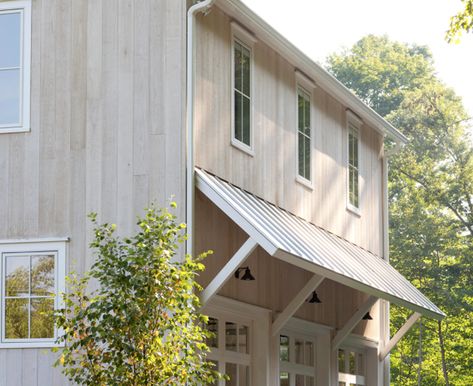 White Wood Exterior House, White Washed House Exterior, White Oak Exterior Siding, Vertical White Siding Exterior, Light Wood Siding, White Window Exterior, Cheap Siding Ideas Exterior, Siding With White Windows, Home Addition Exterior