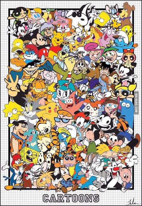 Monos Old Cartoon Network Characters, 90s Cartoons Characters Drawings, 90s Cartoon Tattoos Ideas, Old Cartoons 90s, 90s Cartoon Art, Cartoon Network Tattoo Ideas, Cartoon Network Tattoo, Cartoon Network Wallpapers, 90s Cartoon Network