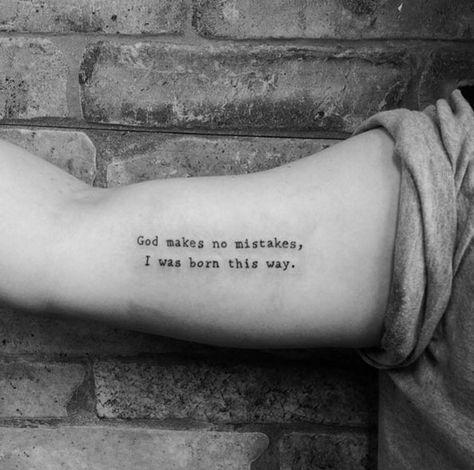 God Quotes Tattoos, God Makes No Mistakes, Coldplay Tattoo, Way Tattoo, Im Beautiful, Motivational Tattoos, Tattoo Quotes About Strength, Tattoo Quotes About Life, Health Tattoo